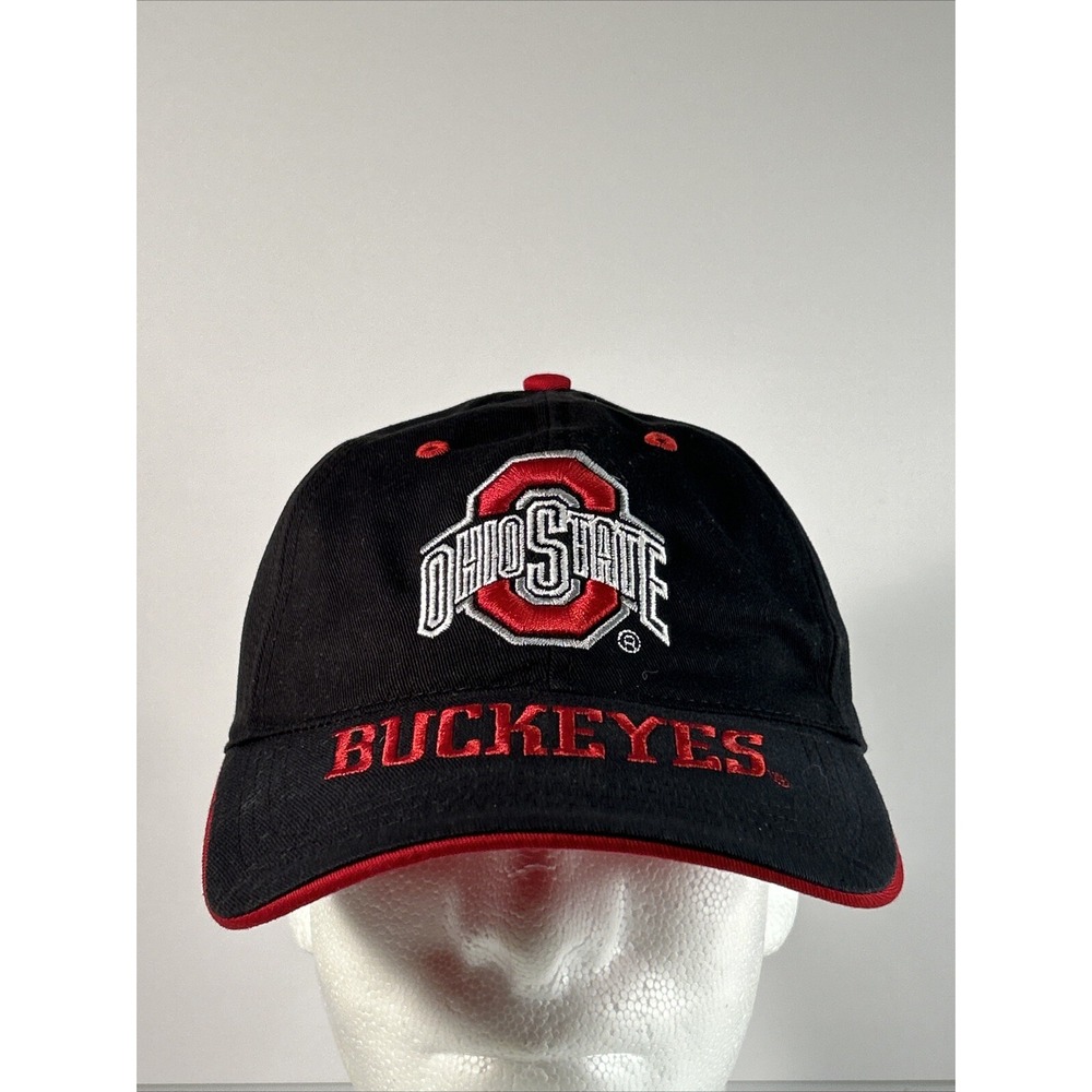 Vintage Ohio State Buckeyes Hat Cap Strap Back Drew Pearson Block O Spell Out